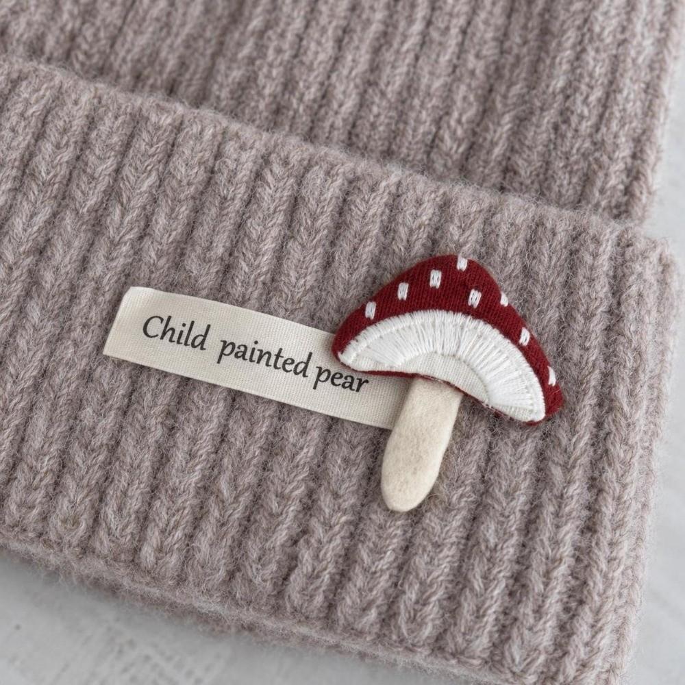 Wind Proof Infant Hat Knitted Fabric Pullover Hat Cute Toddler Cap  Kids