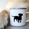 Emaille-Kaffeetasse mit der Aufschrift „I Love Dackel Dog“, für Camping, Picknick, Lagerfeuer, Party, Bier, Saft, Cola, Tassen für die Reise im Freien, Kakao, Wasserbecher
