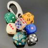 Dice Keychain Decorative Dice Key Ring Bag Jewelry Pendant Fashion Decoration For Women Men Wallets Backpack Travel Daily