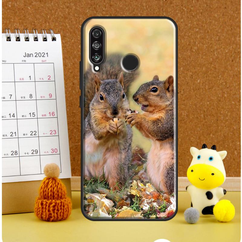 Squirrel Cute Animals For Huawei Nova 9 10 SE 3i 7i 8i 11i 12i Y60 Y61 Y70 Y72 Y73 Y90 Y91 P20 P30 P40 Lite Case