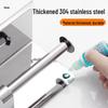 No-Drill Stainless Steel Hotel Toilet Paper Holder 304
