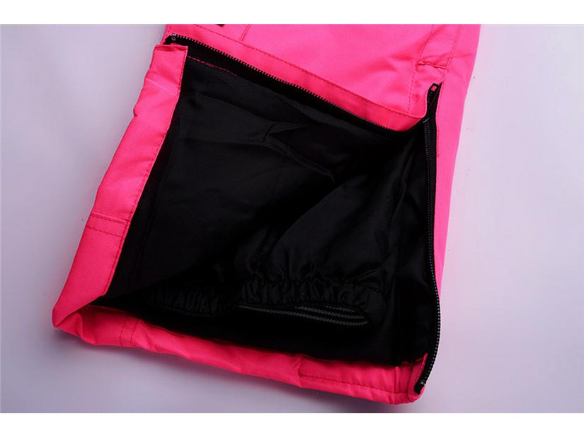 Winddichte, wasserabweisende Ski- und Bergsteiger-Latzhose für Herren und Damen für Herbst und Winter