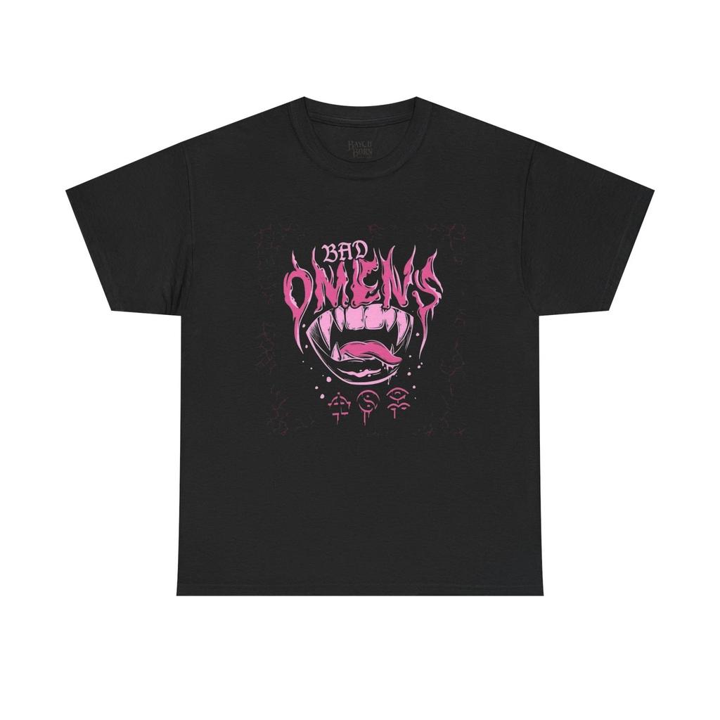 Bad O Artwork Tee | Pink Dripping Mouth Graphic T-Shirt