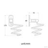 Aluminum Matte Bathroom Hardware Set