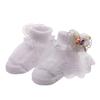 Baby Girl Cute Socks Cotton Lace Bow Floral Print Socks Princess Party Toddler Children Socks