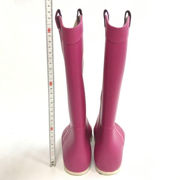 Fabio Rusconi Rubber Long Rain Boots 39 24.5 Pink Italy(USED)