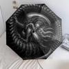 1 szt. Automatyczny Składany Parasol - Wzór Kreskówkowy, Przenośny i Składany Design z 8 Żebrami, Prezenty Świąteczne i Urodzinowe