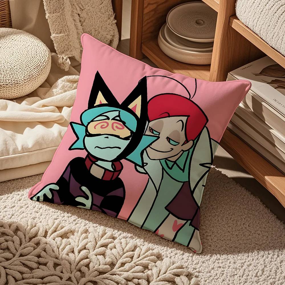 P-Psychocuties Mimi Anime Kissenbezug Komfort Sofa Bett Seidig elegant Unsichtbarer Reißverschluss Kundenspezifischer dekorativer Kissenbezug