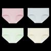 MaoRen Women's Sporty Pure Cotton Antibacterial Briefs 4-Pack