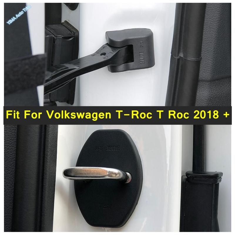 Plastic Car Styling Door Lock Protector Cover Buckle Decoration Fit For Volkswagen T-Roc T Roc 2018 - 2025 Interior Accessories