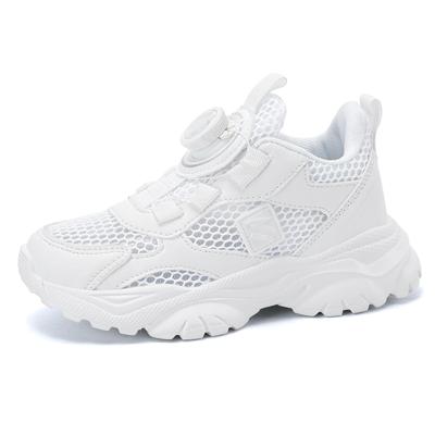 28-39 Kinderleichte und modische Hohlsohlen-Sportschuhe, lässige Laufschuhe, weiße Schuhe