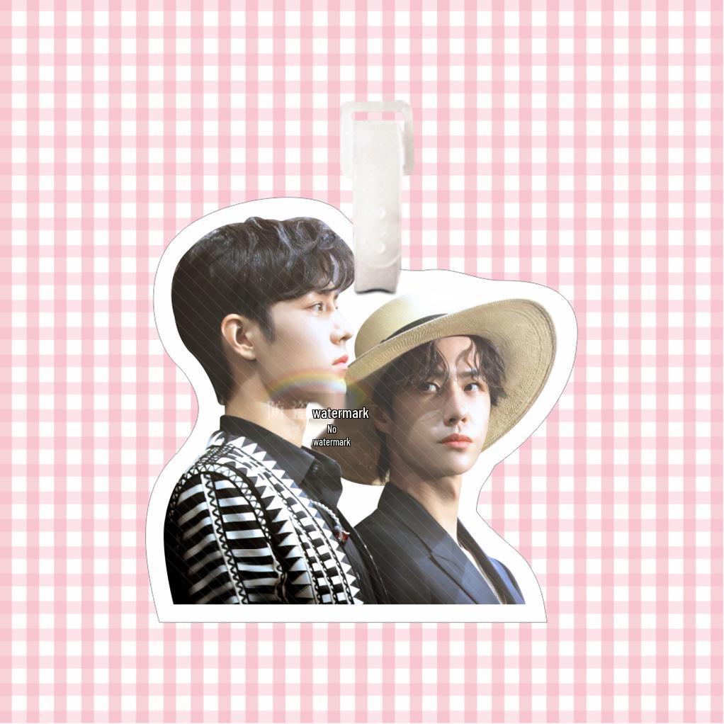 Xiao Zhan & Wang Yibo Keychain: Bojun Yixiao Luggage Tag & Backpack Charm