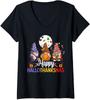 Thanksgiving Christmas Happy Hallothanksmas Zwerge Damen O-Ausschnitt T-Shirt Unisex T-Shirt