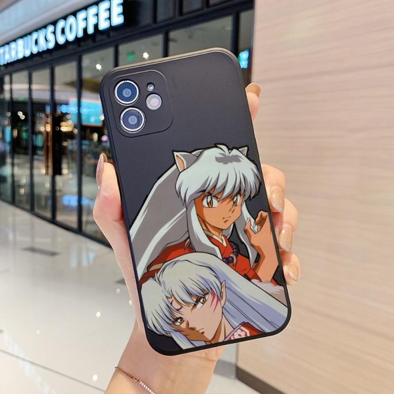 Inuyasha Sesshomaru Phone Case For IPhone 14 11 12 13 Pro Max X XR XSMax 6 6S 7 8 Plus SE 2022 Soft Square Color Phone Cover