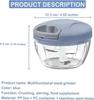 500/900ML Knoblauch Chopper Manuelle Drehen Gemüse Cutter Chopper Slicer Obst Knoblauch Brecher Küche Gadget Mixer Fleischwolf