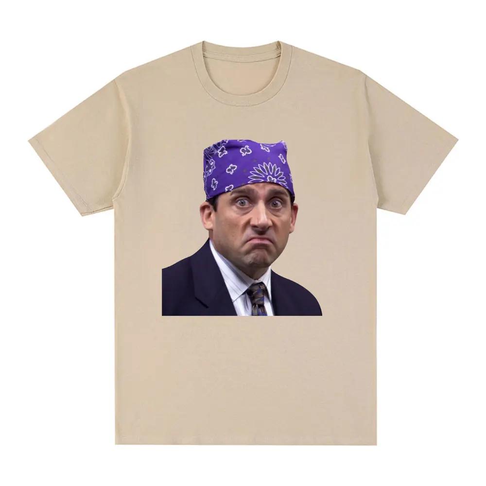 Prison Mike Michael Scott Homage The Office T-shirt Tv Series Dwight Schrute Jim Halpert Short Sleeve Casual Oversized T-Shirts