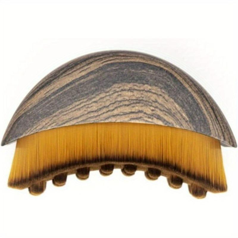 

1 шт. Щетка для лимфодренажа лица и тела, Эргономичный массажный инструмент, Повторяет контуры кожи, Детокс и Расслабление коричневый