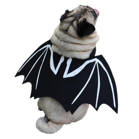 Halloween Pet Costume Funny Dog Cat Bat Wing Outfit with Adjustable Straps Unique Pet Cosplay Accessories for Small Medium Pets