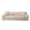 Summer New Special-Shaped Cartoon Color Funny Sofa Cushion, Living Room Cold Silk Cool Non-Slip Sofa Seat Cushion, Mat Cushion