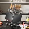 UO-SO Stainless Steel Multi-Function Knife & Chopping Board Rack