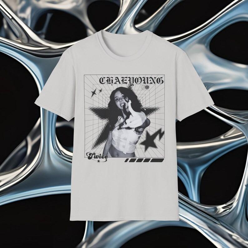 2026 Summer Fashion Trendy Tee Men Women Vintage Top Chaeyoung Graphic Tee_ Y2K K-pop Fan Shirt Short Sleeve Casual Clothing