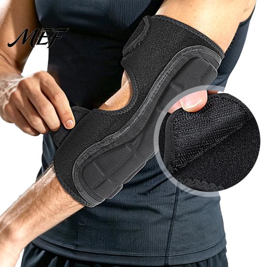 Adjustable Elbow Brace Guard for Baseball & Softball, Anti-collision Sports Breathable Support Brace, Thickened EVA Pad Protector Youth Adults