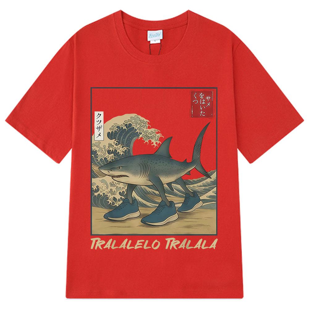 T-shirt unisexe en coton essentiel 2025 Nouvelle impression tendance Doux Respirant Col rond T-shirts tendance pour hommes et femmes OnePiece