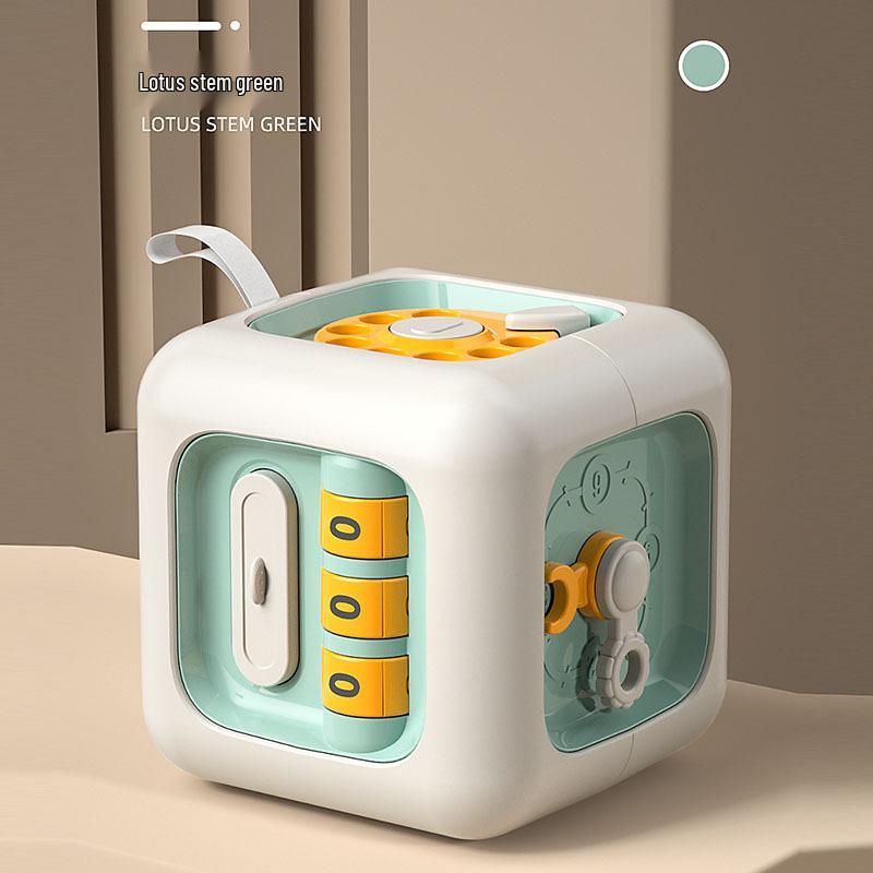 

Многофункциональный развивающий кубик-бизиборд Монтессори для малышей