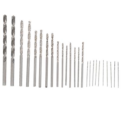 25 Stück Mikro Spiralbohrer HSS Zylinderschaft Mini Set für Schmuck Uhren Leiterplatten Handwerk 0,5?3mm