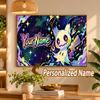 Mimikyu Custom Name Diamond Painting Personalized 5D Full Drill DIY Diamond Art Home Decor