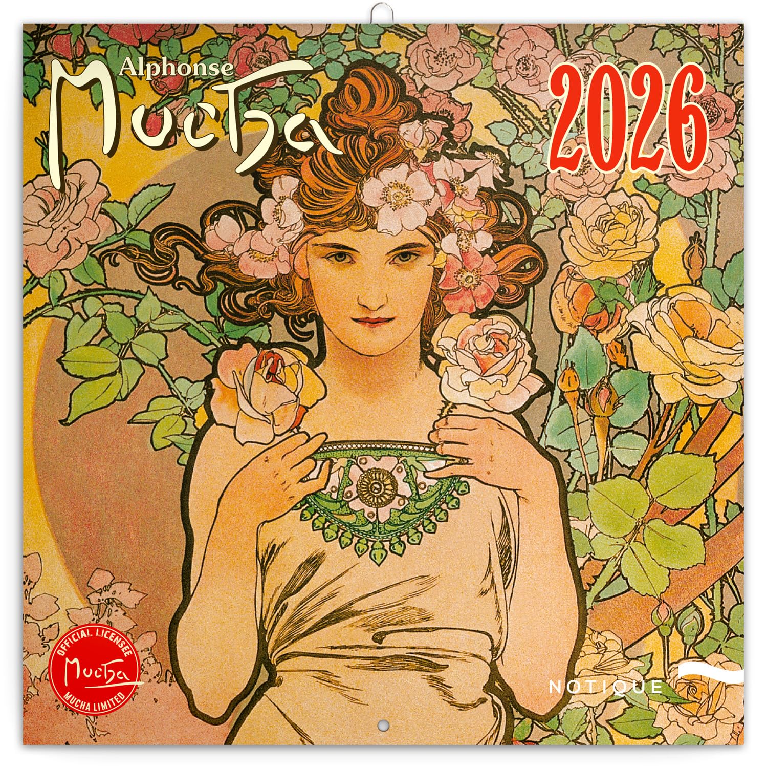 [Imported] Alfons Mucha Wall Calendar 2026