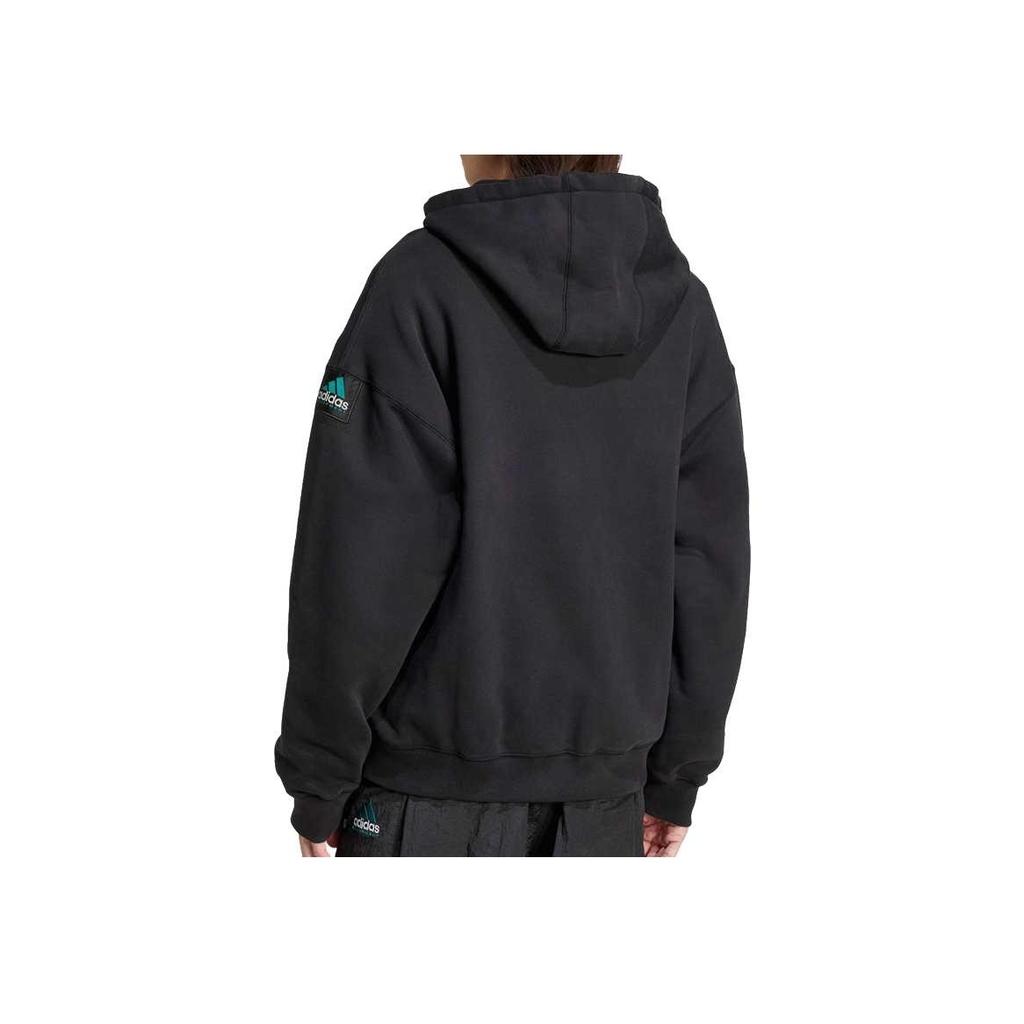 adidas Serie di Equipaggiamento EQT Felpa con Cappuccio Confortevole Morbida Versatile American Vintage Giacca con Cappuccio Felpe da Uomo Nera JD0659