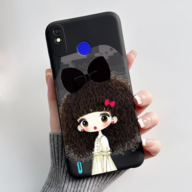 For Tecno Pop 3 Plus Spark 4 Lite Casing Luxury Cute Cool Boys Girls Black Matte Soft silicone Shockproof Back Phone Cover Case