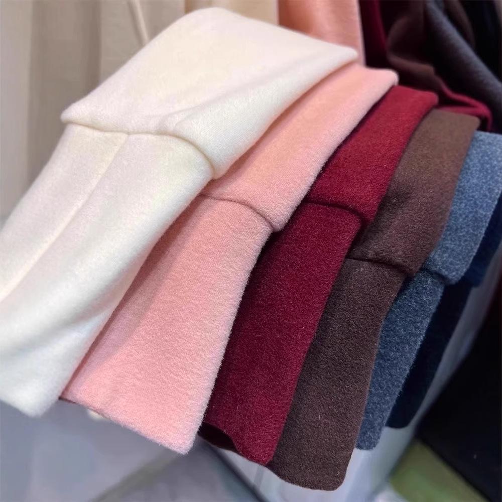 Women's Thickened Double-Sided Fleece Half-Zip Sweatshirt for Autumn and Winter