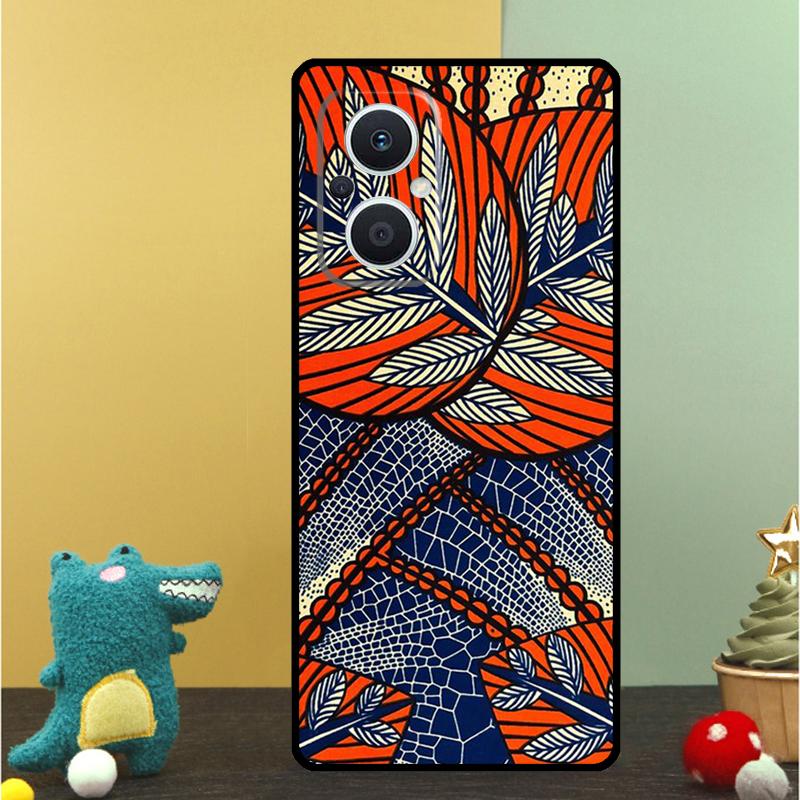 African Style Fabric Print Case For OPPO Reno 15 Pro 15F 10 11 12 13 13F 14 14F 8 7 Lite 8T OPPO Find X9 X8 X6 Pro Cover