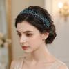Elegant Bridal Headpiece Vintage Pearl Hairbands Fashion Crystal Beads Headbands Engagement