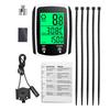 Wired Bike Computer LED Digital Bicycle Speedometer Odometer Touchscreen Cycle Computer Waterproof with Backlight for Mountain R