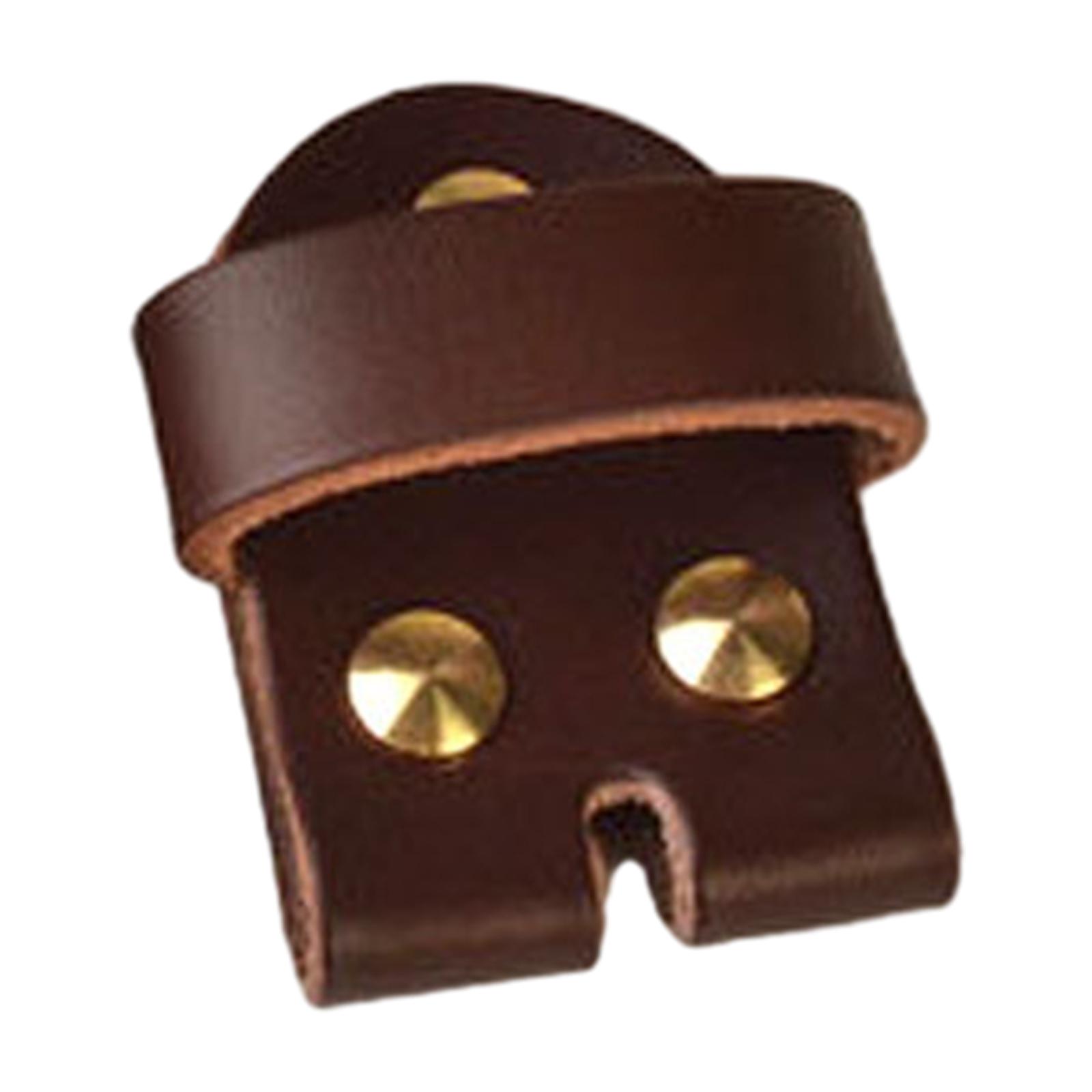 

Belt Pin Buckle Connector Leather Replacement with Belt Keeper Durable Easy Install Belt Strap Fastening Accessories G