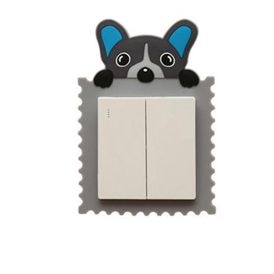 Luminous Light Switch Socket Water Resistent Wall Non-Stick Stickers Protective Cover Bedroom Decor