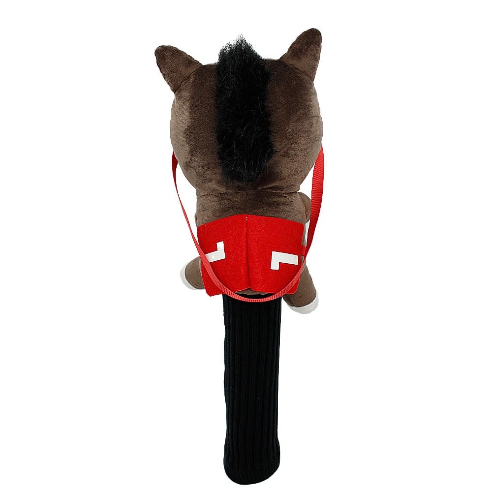 Hokushin Racehorse Headcover for OHC80 Kyosouba HC DR Drivers, (Brown/FF/Men's, Women's)