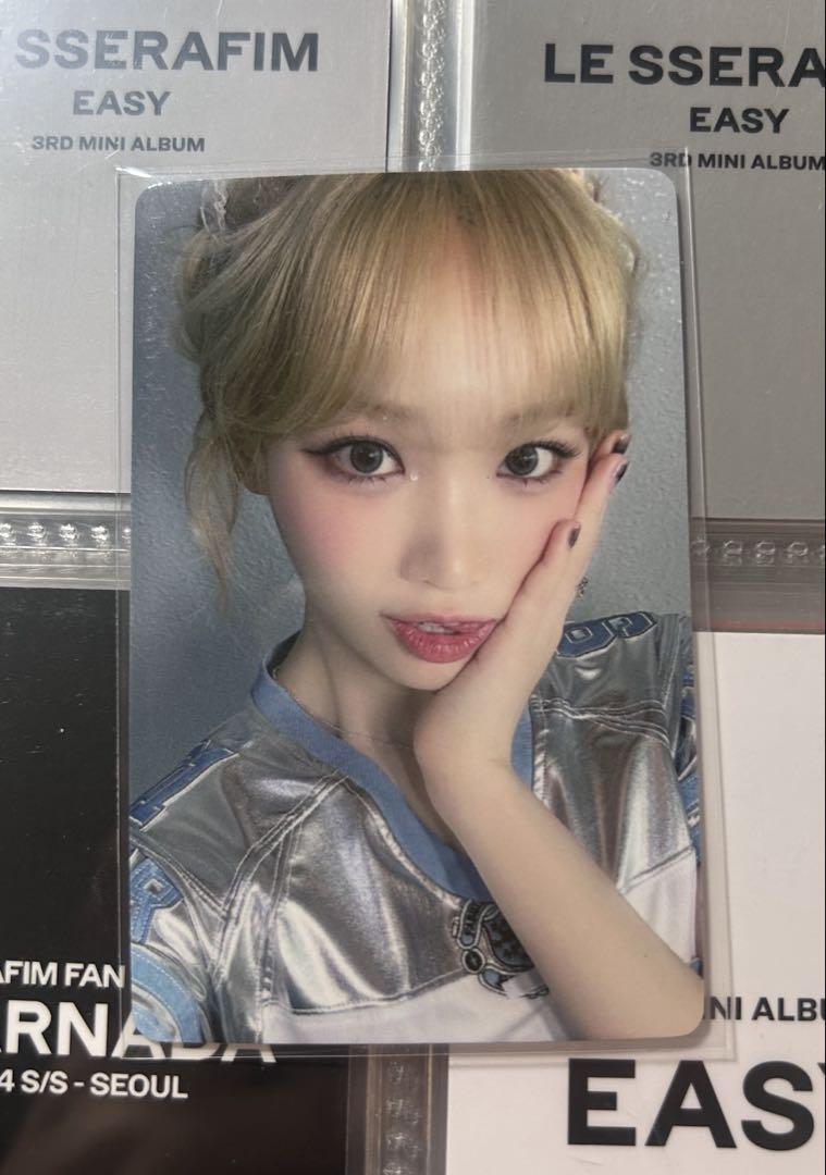 

[USED] LESSERAFIM Chaewon yizhiyu Qingdao yzy4.0 Chinese