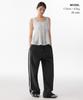 MUSINSA STANDARD WOMAN Women'S Nylon Wide Lace Track Pants [Black]