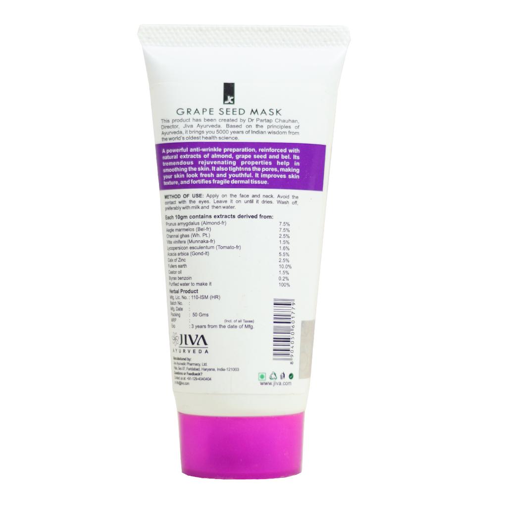 Grape Seed Anti-Aging Face Mask (50 G), Grape Seed Mask Jiva