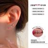 Ear Studs Women Men Piercing Earrings Small Cartilage Helix Lobe Anti-Allergy Care Jewelry