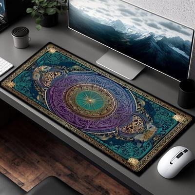Gothicstyle Vintage Luxurious Decorative Pattern Mouse Pad Desk Mat Gaming Pad PC Accessories Office Mousepad Table Mat Mauspad