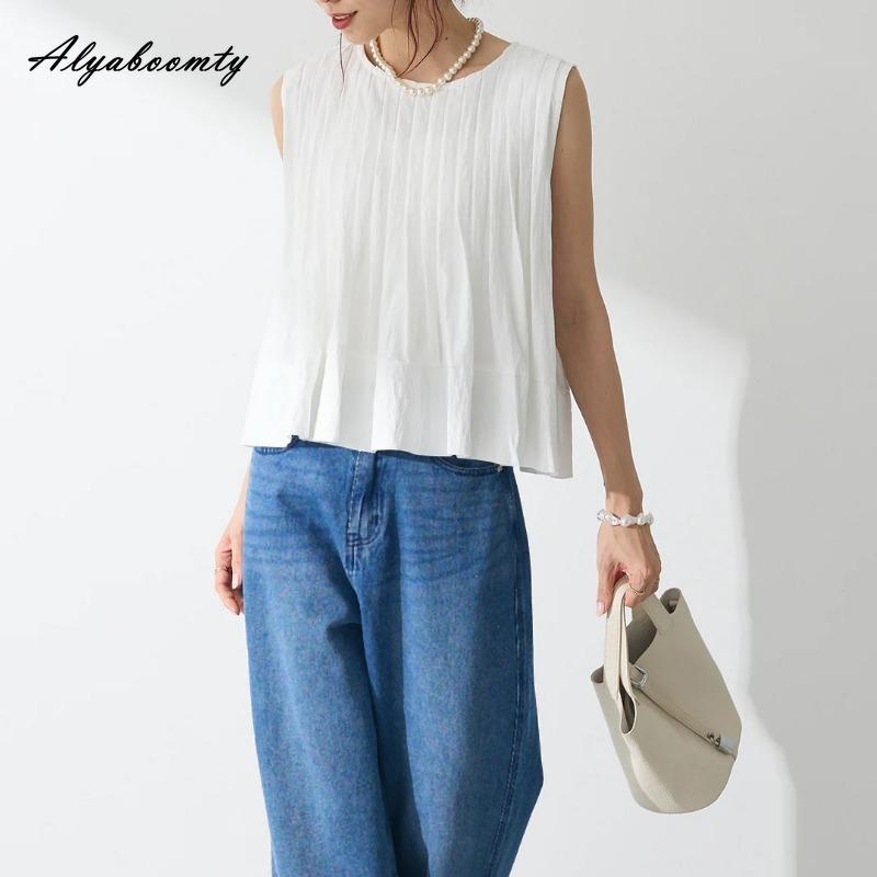Korean Style Spring Summer Women Basic Jeans High Waist Light/Dark Blue Casual Loose Denim Pants Vintage Chic Ladies' Straight Jeans