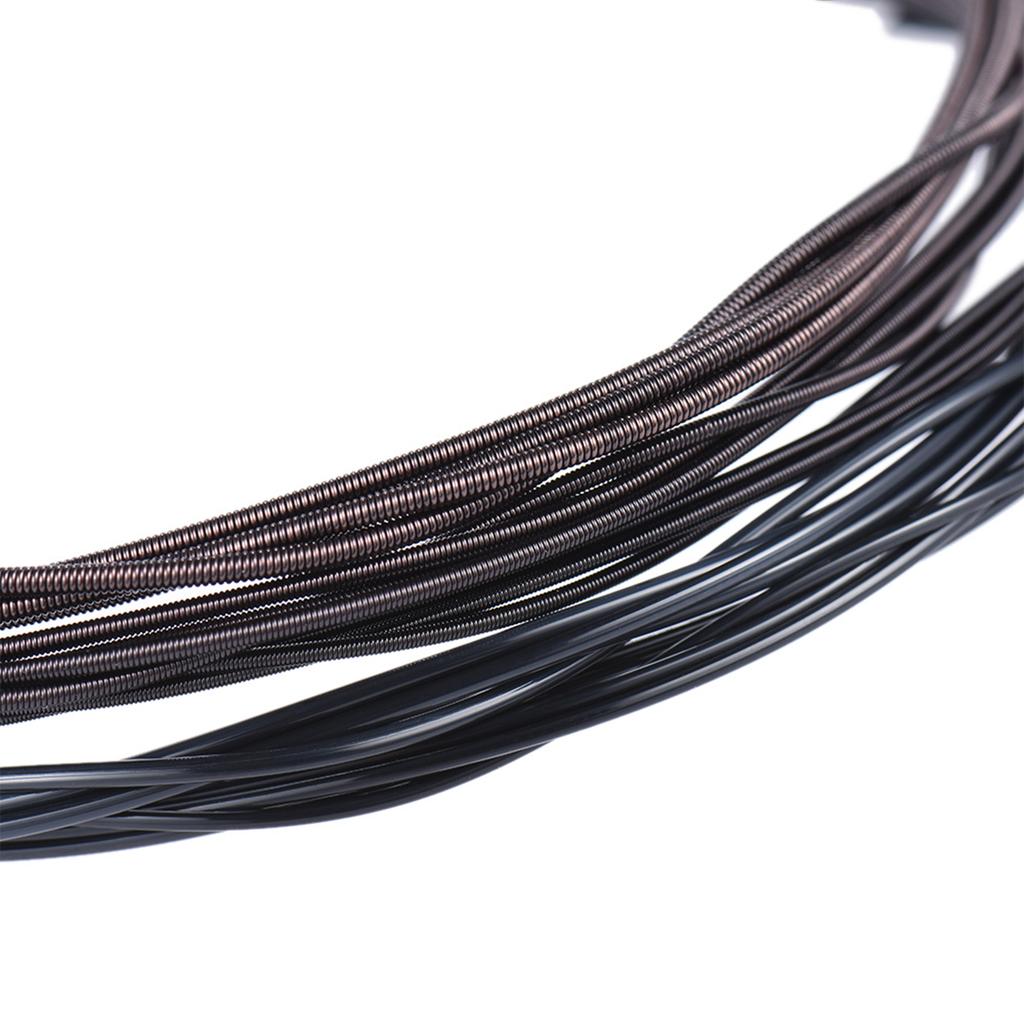 Orphee NX35 C Nylon Klassische Gitarrensaiten 6 Stück Vollständiger Satz Ersatz (.028 .045) Nylonkern Farbig Stahlplattiert Hart