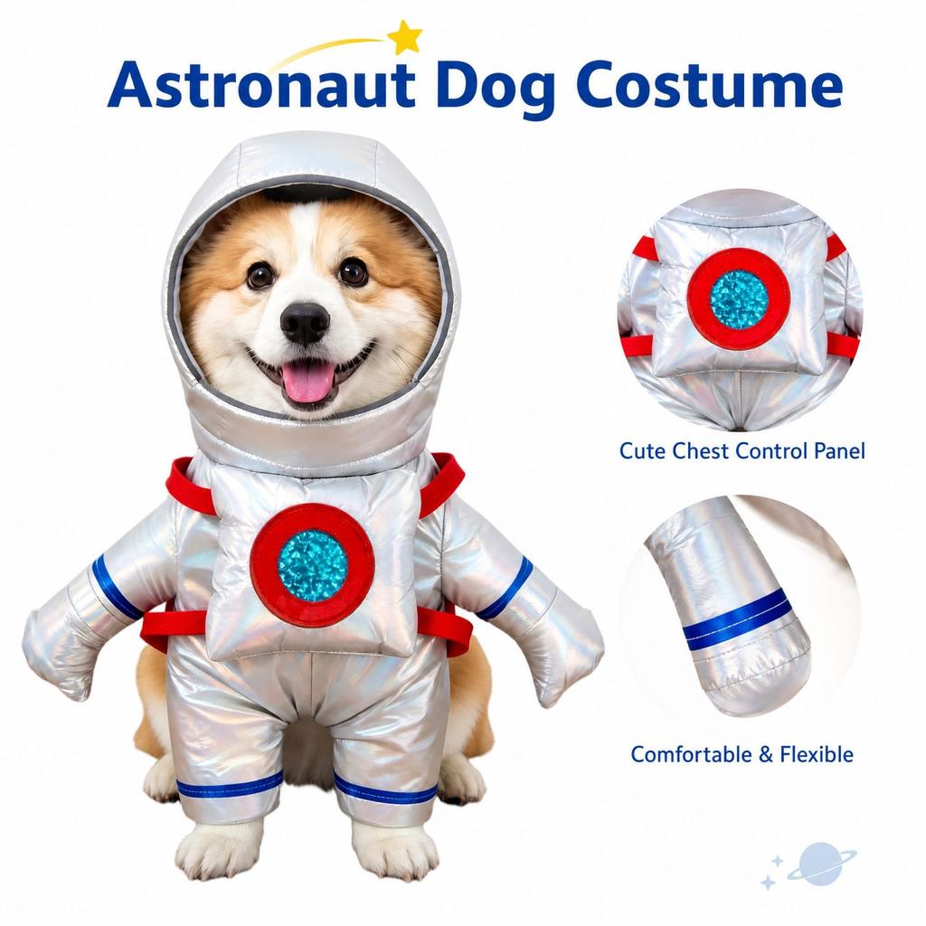 Funny Pet Halloween Costume, Cosplay Dress-Up Outfit