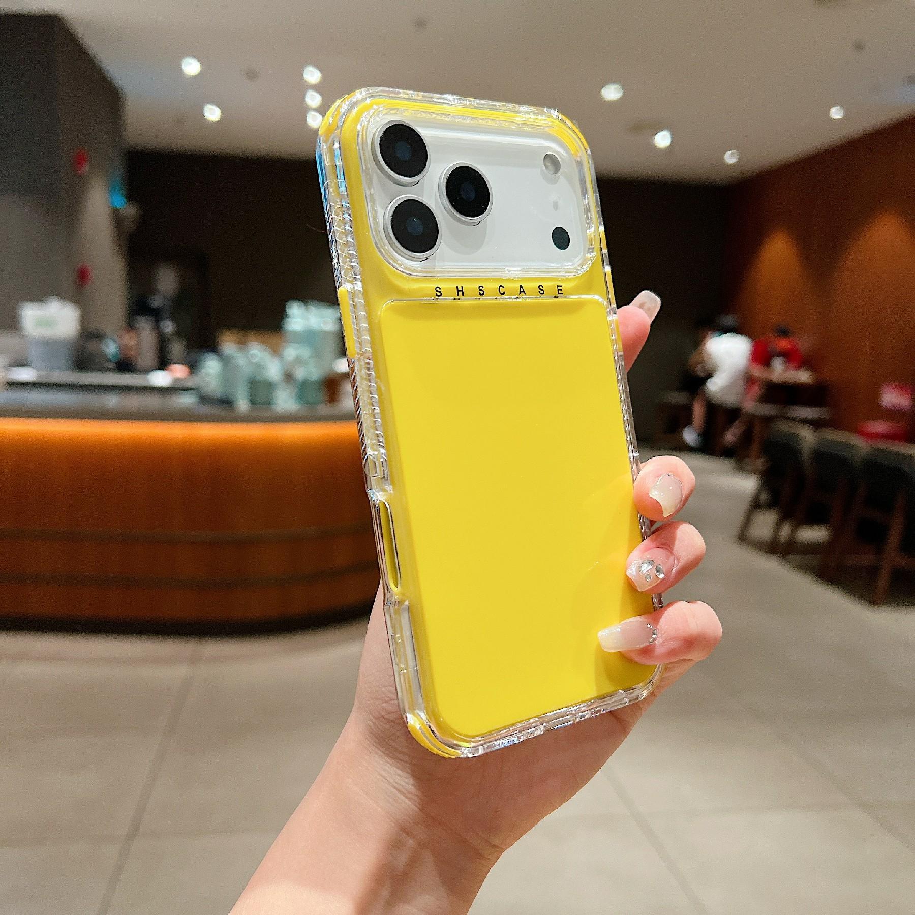 For iPhone 17 Pro Max Case 3-in-1 Drop-Proof PC + TPU Phone Cover C