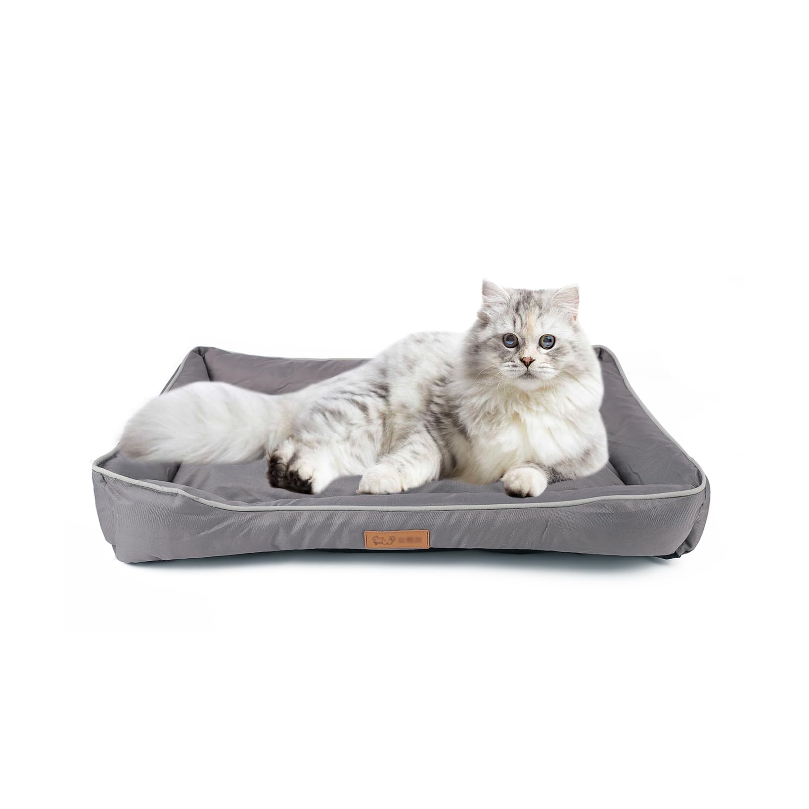 

Alien Pet Pet Bed для собак и моющихся кошек и собак 600D Oxford кусается и рвется, легко жевать, подходит для всех маленьких и средних собак и кошек, водонепроницаемый, серый